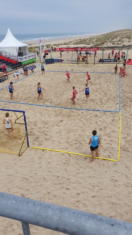 Beach hand international à Lacanau