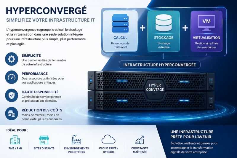 Hyperconvergence : une infrastructure IT simple, flexible et performante en Gironde